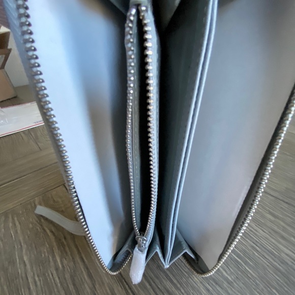 ONE Left!🇫🇷NWT Zadig & Voltaire Stone Grey Zip Wallet - Picture 12 of 13